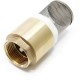 NON Return with stainless strainer for pump 1inch 33,7mm Brass Foot Valve Check Valve