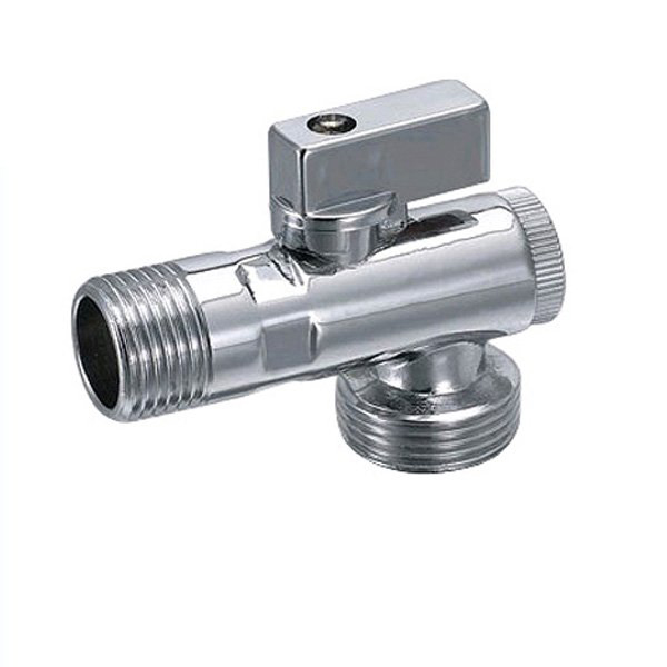 Alloy Handle Chrome Plated 1/2 Inch Brass Angle Valve