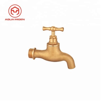 1/2" M-BSP Washing Machine Tap, T Handle Brass Bibcock Hose Cock Water Faucet